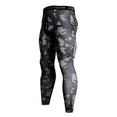 Men's Fitness Running Tights Gym training pants Camouflage Tracksuit Compression pants Jogging clothing leggings rashgard men