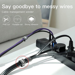 Baseus Cable Organizer Wire Winder USB Cable Management Charger Protector For iPhone Mouse Earphone Cable Holder Cord Protection