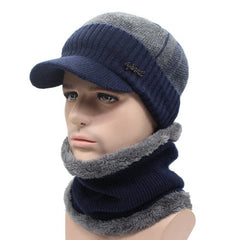 AETRUE Winter Hats Skullies Beanies Hat Winter Beanies For Men Women Wool Necks Caps Balaclava Mask Gorras Bonnet Knitted Hat