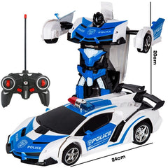 2 in 1 Electric RC Car Transformation Robots Children Boys Toys Outdoor Remote Control Sports Deformation Car Robots Model Toy