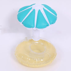 Mini Water Coasters Floating inflatable cup holder Swimming pool drink float toy inflatable circle Pool Coasters Swan Flamingo