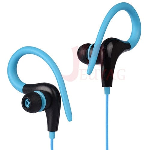 MEUYAG 3.5mm Ear Hook Stereo earphone Sport Running Headset Earbuds Bass Earphones With Mic For iPhone Samsung IOS Android