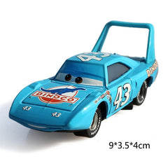 Disney Pixar Cars 2 3 Lightning McQueen Jackson Storm Doc Hudson Mater 1:55 Diecast Metal Alloy Model Car Birthday Gift Boy Toys