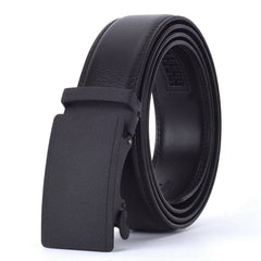 WOWTIGER Fashion Designers Men Automatic Buckle Leather luxury Belt Business Male Alloy buckle Belts for Men Ceinture Homme