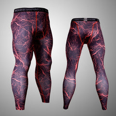 Men's Fitness Running Tights Gym training pants Camouflage Tracksuit Compression pants Jogging clothing leggings rashgard men