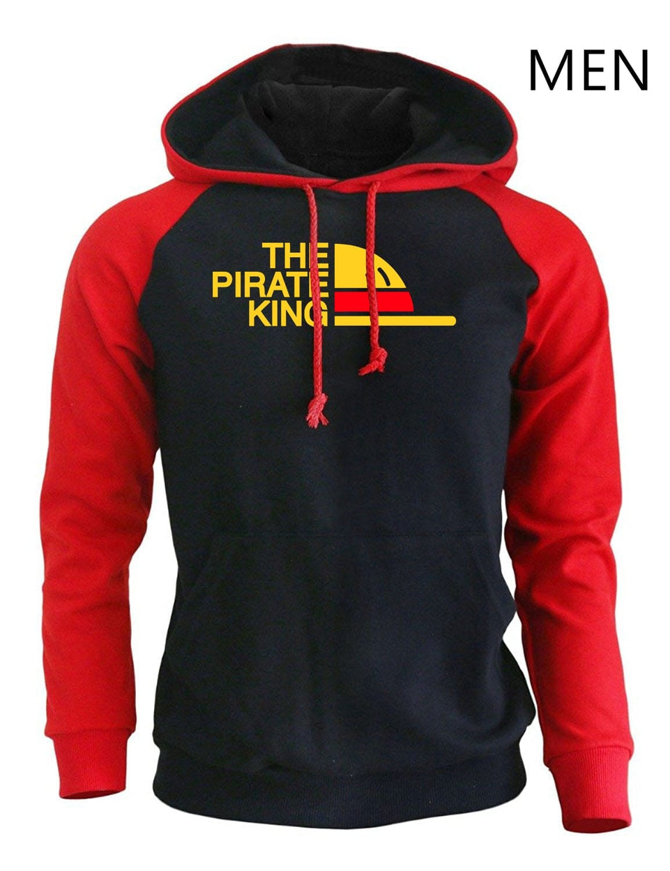 THE PIRATE KING Streetwear Hoodies For Men 2018 Autumn Winter Fleece Sweatshirt Loose  Anime Harajuku Men's Hoodie Pullover