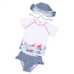 Swimsuit Girl Falbala Lace Ruffle Baby Bikini 2021 Children's Swimwear Girls Swimming Suit Child Bathing Clothes Beach Wear