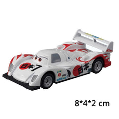 Disney Pixar Cars 2 3 Lightning McQueen Jackson Storm Doc Hudson Mater 1:55 Diecast Metal Alloy Model Car Birthday Gift Boy Toys