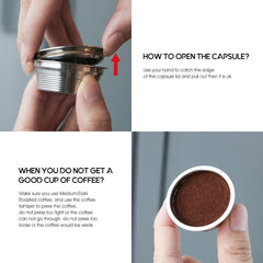 ICafilasStainless Steel For Lavazaa a modo mio Reusable Coffee Capsule Filter For Lavazzaa Jolie & LM3100 ESPRIA - Wowza