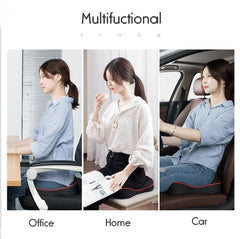 Premium Memory Foam Seat Cushion Coccyx Orthopedic Car Office Chair Cushion Pad for Tailbone Sciatica Lower Back Pain Relief