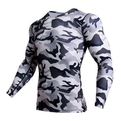 Men's Fitness Running Tights Gym training pants Camouflage Tracksuit Compression pants Jogging clothing leggings rashgard men