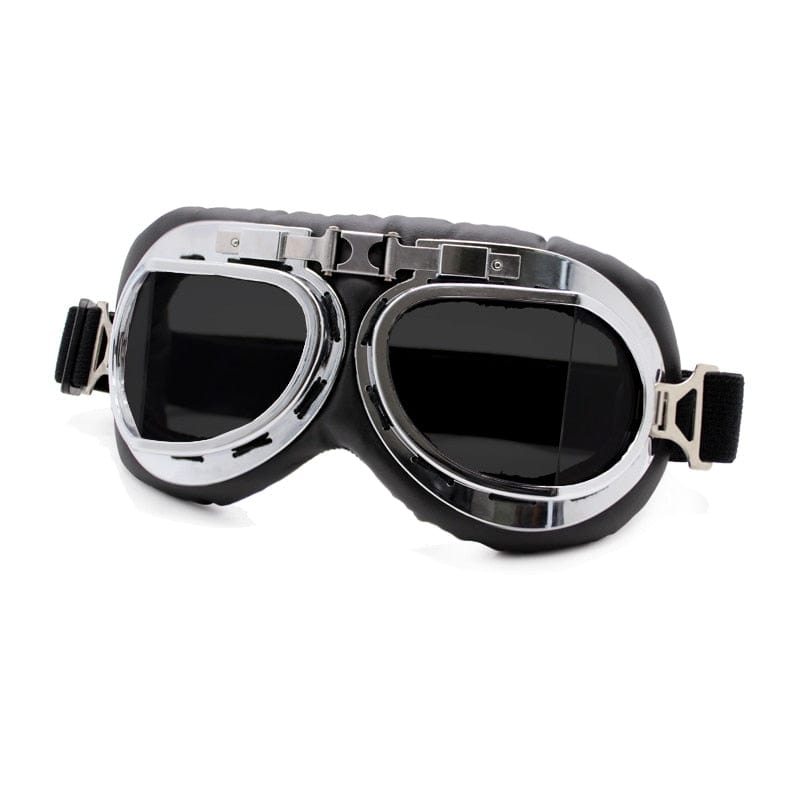 Roaopp Retro Motorcycle Goggles Glasses Vintage Moto Classic Goggles for Harley Pilot Steampunk ATV Bike Copper Helmet