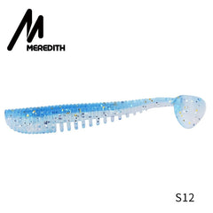 MEREDITH Awaruna Fishing Lures 8cm 9.5cm 13cm Artificial Baits Wobblers Soft Lures Shad Carp Silicone Fishing Soft Baits Tackle