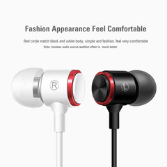 Stereo Bass Headphone In-Ear 3.5MM Wired Earphones Metal HIFI Earpiece with MIC for Xiaomi Samsung Huawei Phones