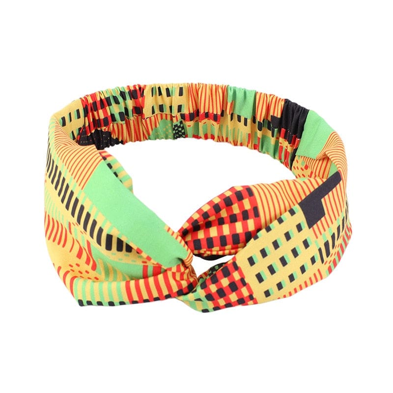 African Pattern Print Headband for Women Twist Style Hair Band Salon Make Up Hair Wrap Headwear Turban Ladies Hair Accessories