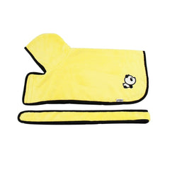 Dog Bathrobe Towel Bath Robe Pet Bathrobe Drying Coat Absorbent Towel For Large Medium Small Dog Super Fast Dry Soft Adjustable - Wowza