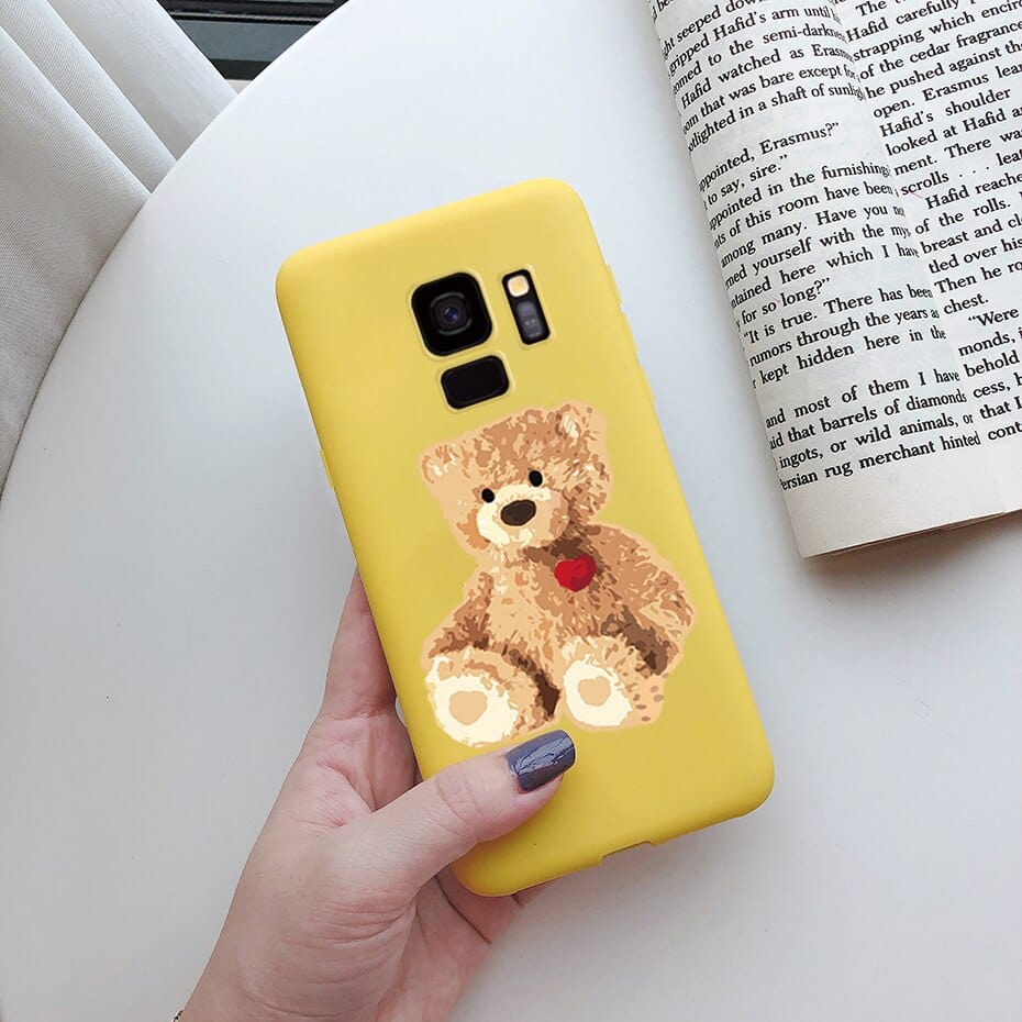 For Cover Samsung S9 S 9 Plus Case Soft Silicone Cute Bumper Protector Fundas on Samsung Galaxy S9 Plus S9 Phone Case Back Cover