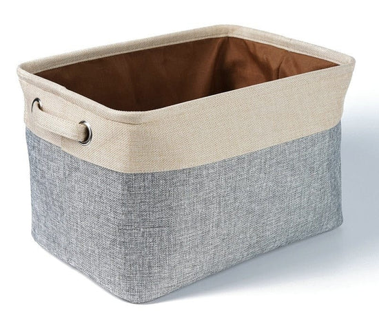 Personalized Pet Dog Toy Storage Basket Dog Canvas Bag Foldable Pet Cat Toys Linen Storage Box Bins Dog Accessories Pet Supplies - Wowza