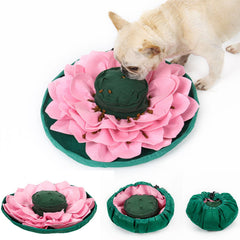 Pet Dog Snuffle Mat Pet Sniffing Training Blanket Detachable Fleece Pads Dog Mat Relieve Stress Nosework Puzzle Toy Pet Nose Pad - Wowza