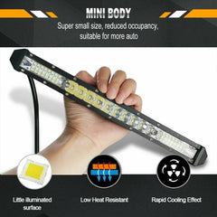 LED Bar Slim Spot Flood Off Road 12V 24V LED Light Bar/Work Light For Car 4x4 Truck ATV SUV Boat lada Barra LED Lightbar