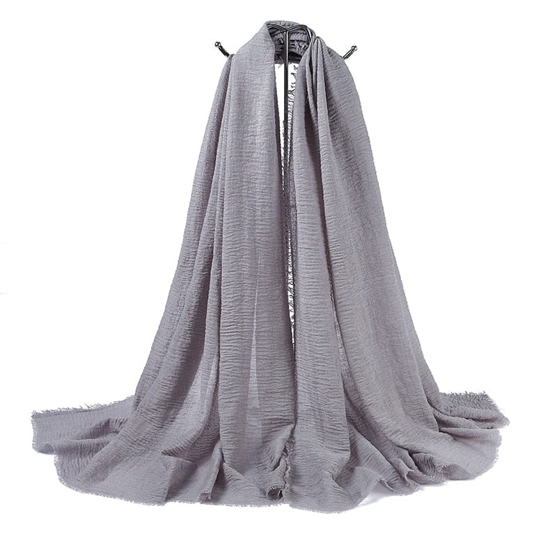 95*190cm women muslim crinkle hijab scarf femme musulman soft cotton headscarf islamic hijab shawls