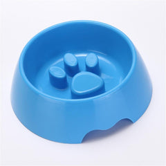 Pet Slow Eating Feeder Fish Bone Shape Dog Bowl Dog Feeding Food Bowls Bloat Stop Healthy Interactive Puppy Food Plate Dishes