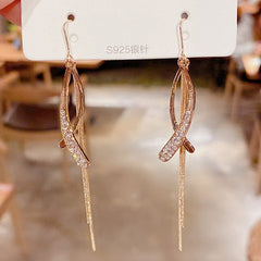 New Fashion Korean Imitation Pearl Drop Earrings for Women Butterfly Owl Zircon Oversized Earring Wedding Party Jewelry