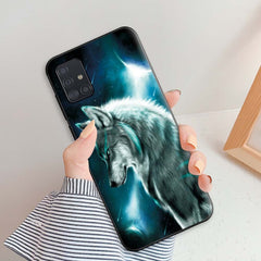 Case For Samsung A51 Case on A51 6.5" Soft TPU Silicone Cover Phone Case For Samsung Galaxy A51 A 51 Lion Back Cover GalaxyA51