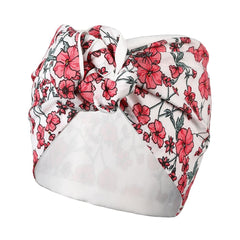 MOLANS New Floral Printing Elastic Bandana Wire Headband Knotted Fashion Tie Scarf Hairband Headdress for Women Hair Accessories