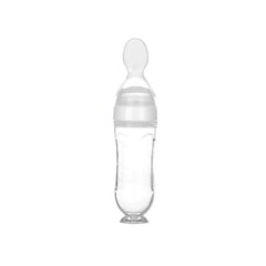 Squeezing Feeding Bottle Silicone Newborn Baby Training Rice Spoon Infant Cereal Food Supplement Feeder Safe Tableware Tools