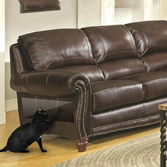 4pcs Cat Scratch Guards Sofa Protector Paw Pad Corner Guard Deterrent Pad Furniture Flexible Vinyl Fit Leather Sofa Couch Door - Wowza