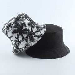 2023 New Brand Black White Plaid Check Bucket Hats Fishing Caps Women Mens Reversible Fisherman Hat