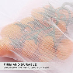 5pcs Colorful Reusable Fruit Vegetable Bags Net Bag Produce Washable Mesh Bags Kitchen Storage Bags Toys Sundries - Wowza