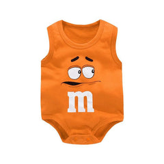 Newborn Baby Boys Girls Cartoon Cotton Bodysuit Infant Baby Bag Fart Sleeveless Vest Jumpsuit Summer Thin Penguin Pajamas Outfit