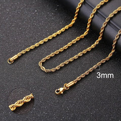 Vnox Cuban Chain Necklace for Men Women, Basic Punk Stainless Steel Curb Link Chain Chokers,Vintage Gold Color Solid Metal Colla