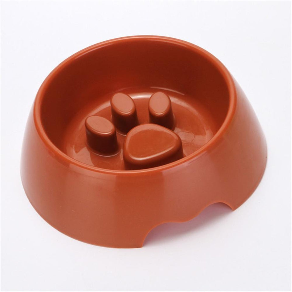 Pet Slow Eating Feeder Fish Bone Shape Dog Bowl Dog Feeding Food Bowls Bloat Stop Healthy Interactive Puppy Food Plate Dishes