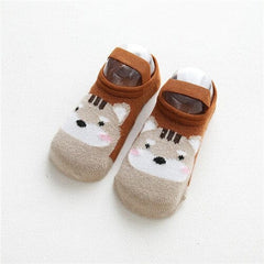 Newborn Baby Boy Girl Socks Cartoon Spring Autumn Anti Slip Socks for Girls Casual Cotton Floor Kids Clothes