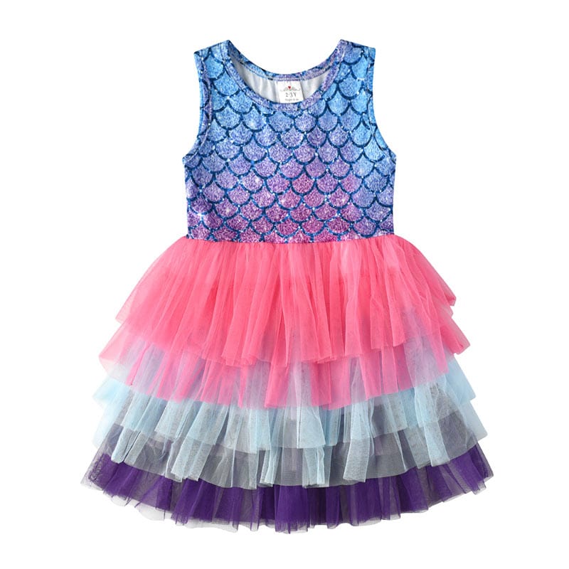 Vestido Infantil Kids Summer Princess Dress Girls Performance Costumes Children Birthday Party School Casual Unicorn Dresses