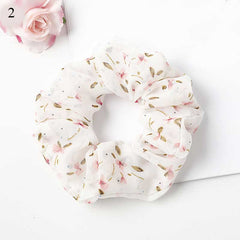 Korean Women Scrunchie Hearwear Girls Hair Tie Lady Scrunchies Ponytail Hair Female Holder Rope Pineapple Print Hair Accessories