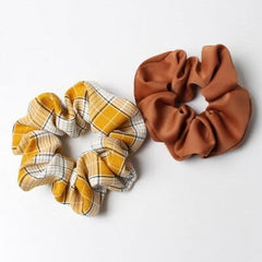 2pcs/lot Stripes And Dots Elastic Scrunchies New Hot Ponytail Holder Hairband Hair Rope Tie Fashion Stipe For Women Girls