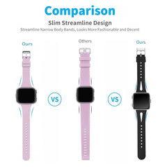 Replacement Wristband For Fitbit Versa 2 Silicone Watch Strap For Fitbit Versa Slim Thin Narrow Band For Fitbit Versa 2