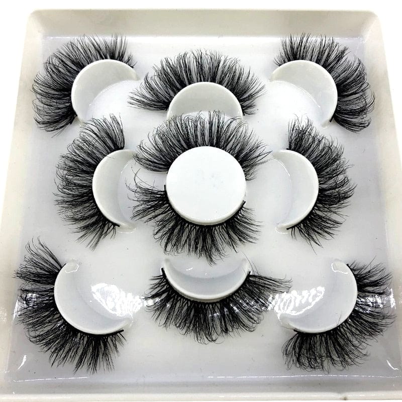 2023 New 5 pairs natural false eyelashes fake lashes long makeup 3d mink lashes eyelash extension mink eyelashes short eyelashes