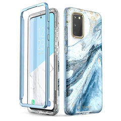 For Samsung Galaxy S20 Case / S20 5G Case i-Blason Cosmo Full-Body Glitter Marble Bumper Cover WITHOUT Built-in Screen Protector