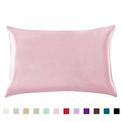 Pillowcase Silk Pillow Cover Silky Satin Hair Beauty Pillow case Comfortable Pillow Case Home Decor wholeStandard/Queen 1PC