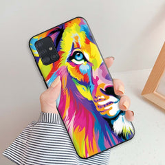 Case For Samsung A51 Case on A51 6.5" Soft TPU Silicone Cover Phone Case For Samsung Galaxy A51 A 51 Lion Back Cover GalaxyA51