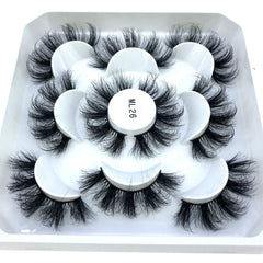 2023 New 5 pairs natural false eyelashes fake lashes long makeup 3d mink lashes eyelash extension mink eyelashes short eyelashes