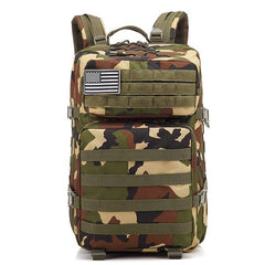 50L Camouflage Army Backpack Men Military Tactical Bags Assault Molle backpack Hunting Trekking Rucksack Waterproof Bug Out Bag