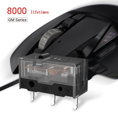 Micro switch 80M life gaming mouse Micro Switch 3 Pin black dot used on computer mice left right button kailh GM8.0