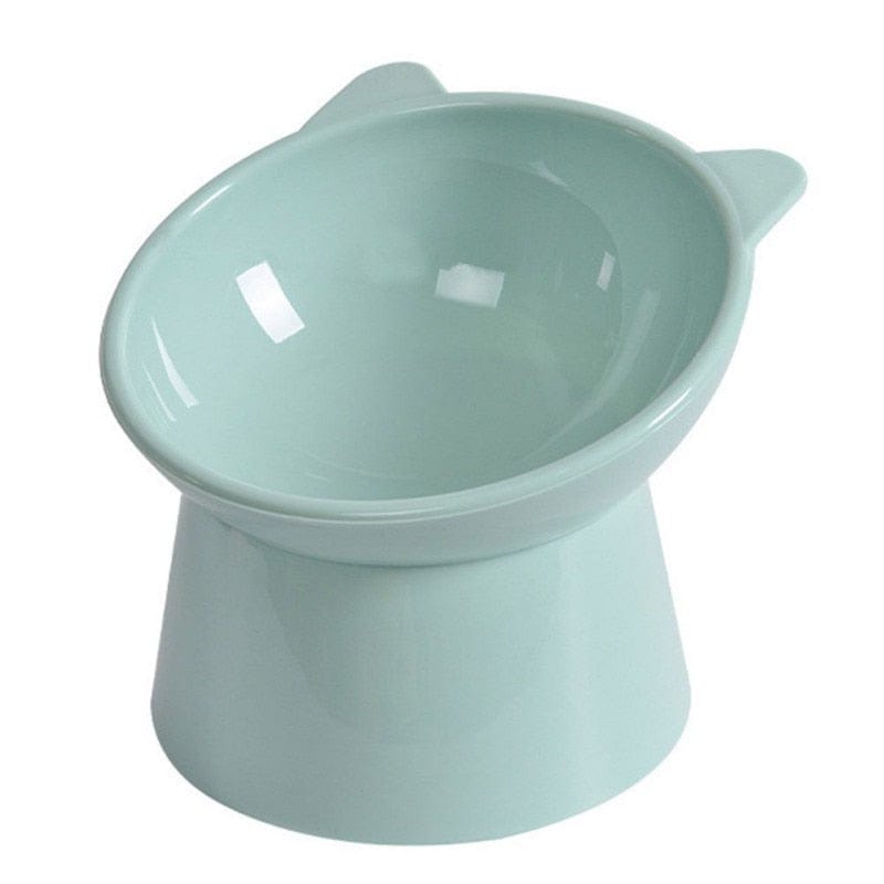 45°Neck Protector Cat Bowl High Foot Dog Bowl Cat Food Water Bowl PP Material Anti-overturning Binaural Pet Feeding Feeder Bowl