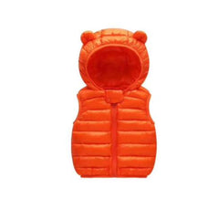 2020 Autumn Children Warm Down Vest Baby Cotton Waistcoat Kids Outerwear Vest Children Clothing Boys Girls Hooded Jackets Vest